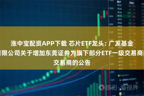 涨中宝配资APP下载 芯片ETF龙头: 广发基金管理有限公司关于增加东莞证券为旗下部分ETF一级交易商的公告